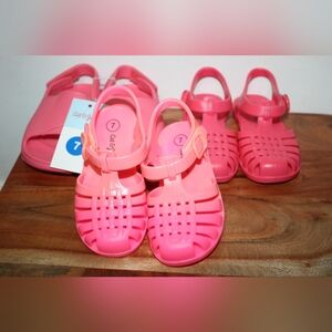 Cat & Jack Vibrant Pink Kids Sandals